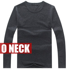Load image into Gallery viewer, high-elastic cotton t-shirts men&#39;s long sleeve