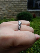 Load image into Gallery viewer, Rose Gold Solitaire Rhinestones