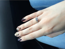 Load image into Gallery viewer, Rose Gold Solitaire Rhinestones