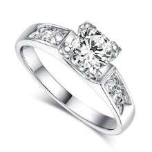 Load image into Gallery viewer, Rose Gold Solitaire Rhinestones