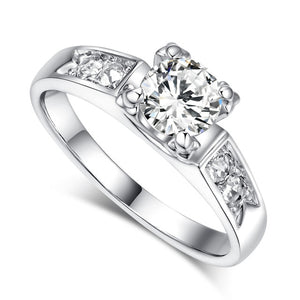 Rose Gold Solitaire Rhinestones