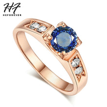 Load image into Gallery viewer, Rose Gold Solitaire Rhinestones