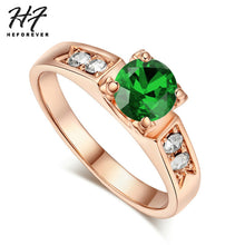 Load image into Gallery viewer, Rose Gold Solitaire Rhinestones