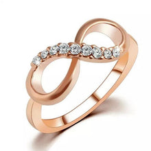 Load image into Gallery viewer, Gold Infinity Ring