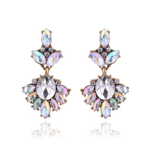 Vintage Rhinestone Earrings For Women