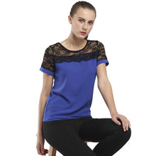 Load image into Gallery viewer, Lace Chiffon Blouse Pink/Red