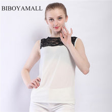Load image into Gallery viewer, Lace Chiffon Blouse Pink/Red